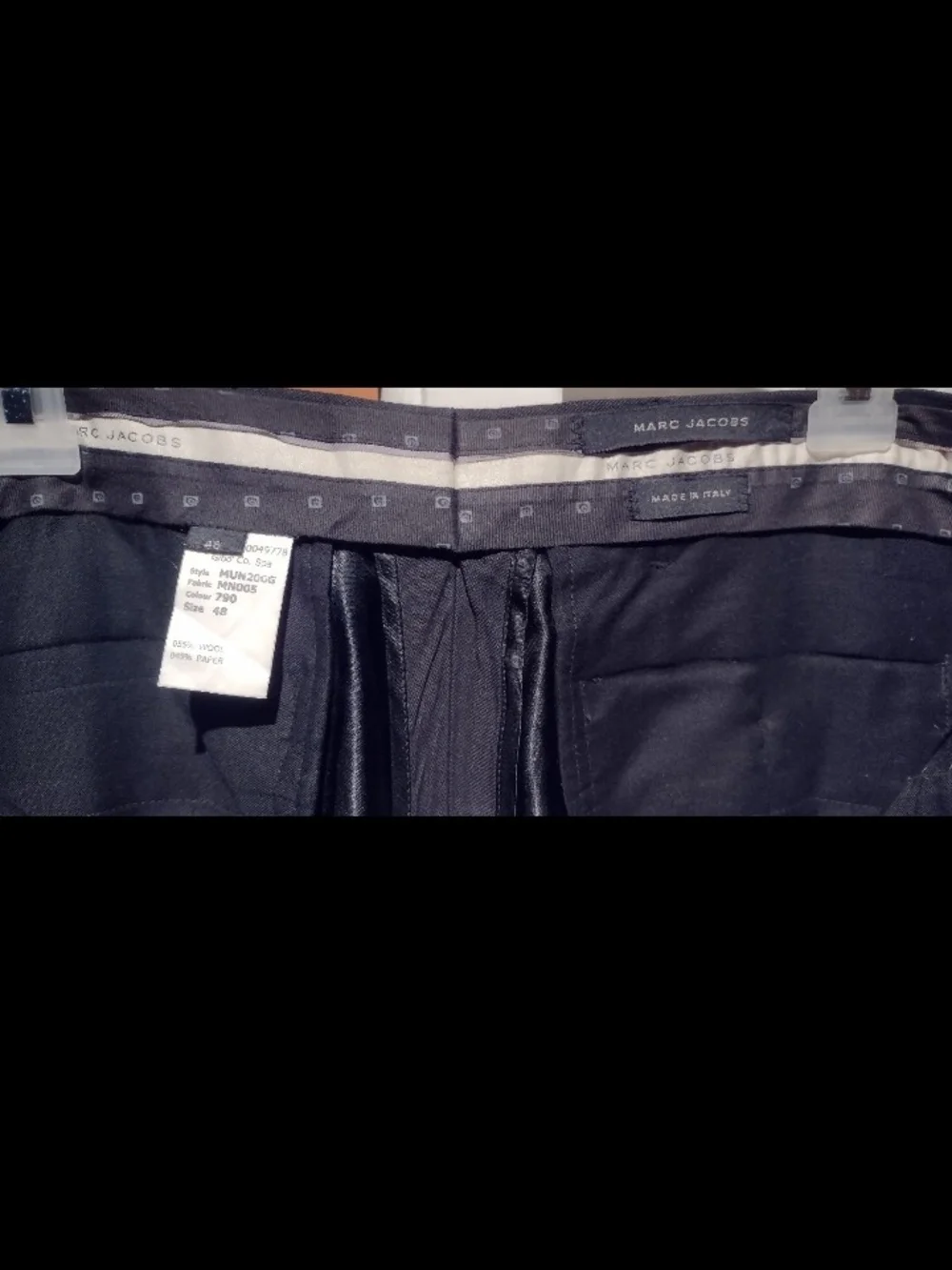 Marc Jacobs Black Men's Dress Pants